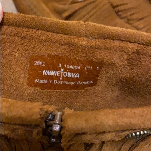 Minnetonka 3-Layer Fringe Mid Calf Boot - Picture 2 of 6